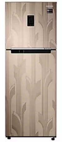 samsung double door 301 litres 2 star refrigerator rt34c4522ybhl