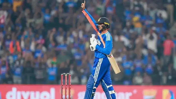 Abhishek Sharma Abhishek becomes the player to complete 5000 runs in T20s