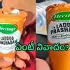 'లడ్డూ ప్రసాదం' పేరుతో 'హెరిటేజ్ ఐస్‌క్రీమ్'..! వీడియోలు వైరల్, అసలేంటీ వివాదం?