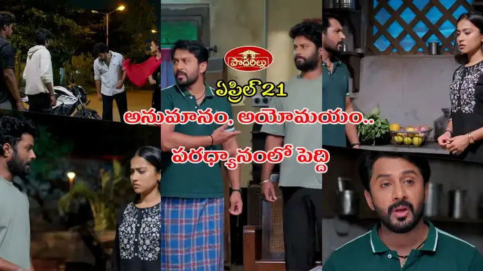 పొదరిల్లు టుడే ఎపిసోడ్ పొదరిల్లు టుడే ఎపిసోడ్