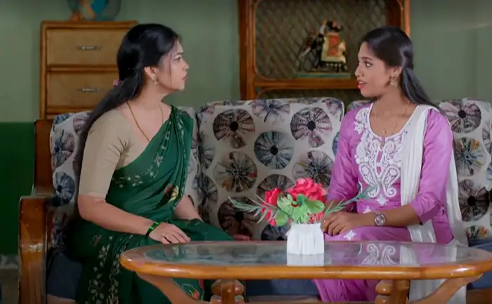 మాటల్లో పెట్టిన మీనా..