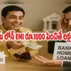 హోమ్ లోన్ రూ.1000 పెంచితే.. వడ్డీ లక్షల్లో ఆదా.. రూ.75 లక్షలకు ఎంత? లెక్కలు ఇవే