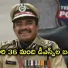 తెలంగాణలో భారీగా డీఎస్పీల బదిలీలు.. ఒకేసారి 36 మంది ట్రాన్స్‌ఫర్, ఎక్కువ మంది వాళ్లే..!