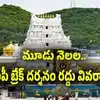 తిరుమల వెళ్తున్నారా.. జులై, ఆగస్ట్, సెప్టెంబర్ నెలల్లో వీఐపీ బ్రేక్ దర్శనాల రద్దు వివరాలివే..