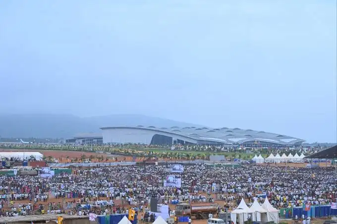 అట్టహాసంగా భోగాపురం విమానాశ్రయం ప్రారంభోత్సవం..