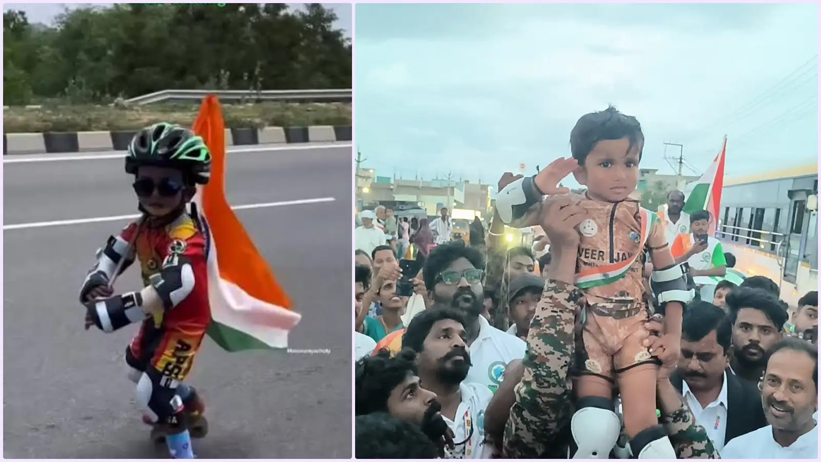 స్వాతంత్య్రానికి 79 ఏళ్లు పూర్తి.. 79 కిలోమీటర్లుస్కేటింగ్ చేసిన మూడేళ్ల చిన్నారి – general