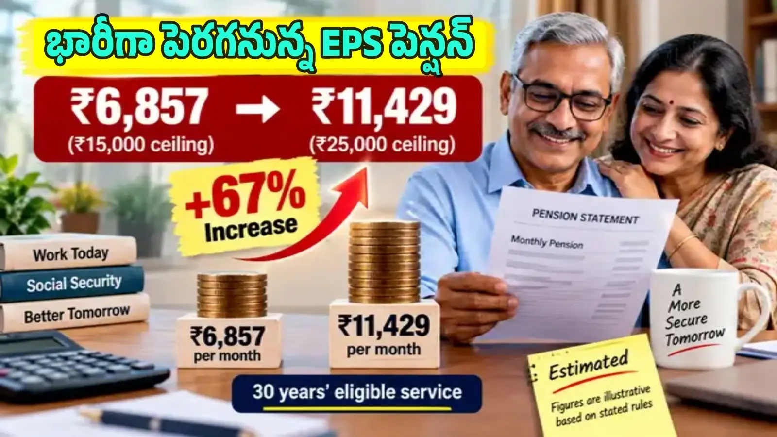 రూ.25000కు PF పెంపుతో పెరగనున్న 'పెన్షన్'.. 10,15,20,30 ఏళ్ల సర్వీస్ ఉంటే ఎవరికి ఎంత? పూర్తి లెక్కలు ఇవే..! – politics