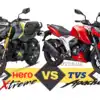 Hero Vs Tvs Bikes Comparison,Hero Xtreme 160R 4V vs TVS Apache 160 4V ...