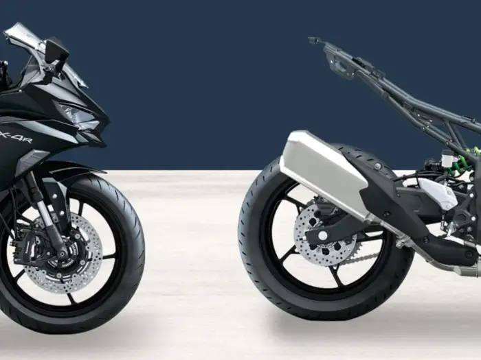 Kawasaki Ninja ZX 4R Inline 4 cylinder superbike launched in india ...