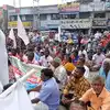 disabled people protest in srivilliputhur : ஸ்ரீவில்லிபுத்தூரில் ...