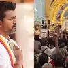 வேளாங்கண்ணி பேராலயத்தில் TVK கோஷம்.. திருப்பலி பாதிப்பு.. பயணத்தை ரத்து செய்த விஜய் 