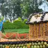 குன்னூரில் 2-வது மலைத்தோட்டப் பயிர்கள் கண்காட்சி இன்றுடன் இ: 9 டன் விளைபொருட்களில் உருவான மீனவர் வாழ்வியலின் எழில் வடிவங்கள்! 