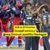 RCB vs GT Preview - ‘வெற்றி யாருக்கு’ இதை செய்யும் அணியே வெல்லும்: பிட்ச் ரிப்போர்ட் இதோ 