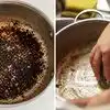 பாத்திரத்தில் ஒட்டிய கருகிய அரிசியை அழுத்தி தேய்க்காமல் அகற்ற 4 எளிய வழிகள்; பாத்திரம் புதிதுபோல் பளபளக்கும்!