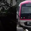 Bengaluru Metro Traffic Closed,Namma Metro: ಅಬ್ಬರದ ಮಳೆಗೆ ಬೆಂಗಳೂರು ಮೆಟ್ರೋ ಟ್ರ್ಯಾಕ್‌ ಮೇಲೆ ಬಿದ್ದ ಮರ! ಕೆಲ ನಿಲ್ದಾಣಗಳ ನಡುವೆ ರೈಲು ಸಂಚಾರ ಬಂದ್‌ - namma metro a tree fell on the rails of metro due to heavy rain traffic is closed between some stations - vijaykarnataka