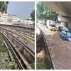 ಮೆಟ್ರೋ ಹಳಿ ಮೇಲೆ ಮುರಿದು ಬಿದ್ದ ಮರ,Bengaluru Rains: ಅಬ್ಬರಿಸಿದ ಮಳೆಗೆ ಸವಾರರು ಹೈರಾಣ: ಮೆಟ್ರೋ ರೈಲು ಸಂಚಾರವೂ ಕೆಲಹೊತ್ತು ಸ್ಥಗಿತ - bengaluru rains riders panic due to torrential rain metro train traffic also stopped for some time - vijaykarnataka