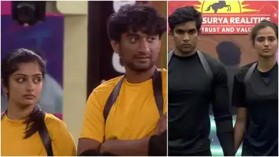 ರಾಶಿಕಾ ಸೂರಜ್ ಜೋಡಿ,ಕಾವ್ಯ-ಗಿಲ್ಲಿನ ಸೋಲಿಸಲು ಪ್ಲ್ಯಾನ್ ಮಾಡಿದ್ದ ಸೂರಜ್-ರಾಶಿಕಾಗೆ ಕ್ಯಾಪ್ಟನ್ಸಿ ಟಾಸ್ಕ್ನಿಂದ ಗೇಟ್ಪಾಸ್! - bigg boss kannada 12 suraj and rashika out from ...