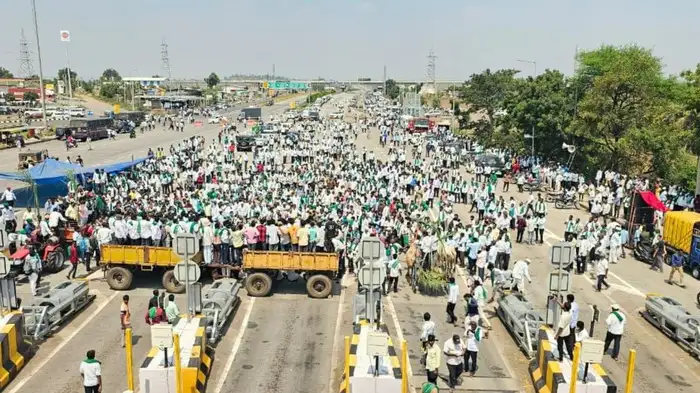 Cane farmers protest Cane farmers protest