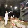Basavaraj Bommai Inaugurated Naga Mantapa Of Isha Adiyogi In ...